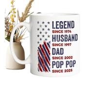 Générique Le Mug en Céramique pour Café | Tasse Homme Trente-Trois Centilitres,Tasse à Chocolat Chaud,Pour Papa Grand-Père Café Lait Fête Des Pères Jours De Vacances Anniversaire Maison Bureau Soirée
