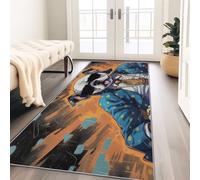 Générique Le Parrain Chien Tapis Couloir Long Noir Fin Tapis Antidérapant Lavable en Machine 60 x 180 cm Cuisine Chambre Adulte Interieur Salon Bureau Poil Ras Decoration Chambrel