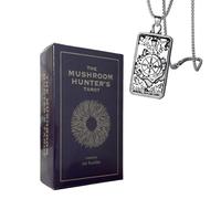 Générique Le Tarot du Chasseur de Champignons - 12x7cm, Anglais, pour Les débutants, y Compris Les Cartes de Tarot et Le Collier de Tarot.