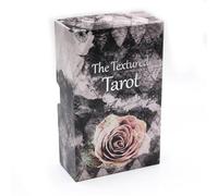 Générique Le Tarot texturé 78 Cartes Tarot Deck avec livret Bord doré Taille d'origine 12x7 Taille Standard 78 Cartes The Textured Tarot