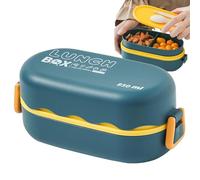 Générique Leak Proof Lunch Box - Compartment Food Storage Container Large Capacity Meals Prep Boxs for Adults Kids Microwave Dishwasher Safe | Ideal for Office School Picnic Travel Daily Meal Packing