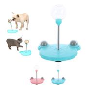 Générique Leaking Treats Ball Pet Feeder Toy, Cat Treat Dispenser Ball, Interactive Pet Toy Dog Treat Dispenser Toy, Leakage Food for Cats Dogs Teaser Stick (Blue)