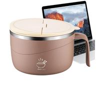 Générique Leakproof Lunch Box - Portable Large Capacity Bowl, Salad Container Transparent Reusable Meal Prep Component | Leakproof Airtight Food Storage Vessel For Secure Locking Latches