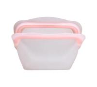 Générique Leakproof Silicone Food Storage - Stand Up Reusable Pouch for Meal Prep Use | BPA Free Flexible Seal with Container Bags, Seal Container for Lunch Snacks Fridge Microwave Travel Kitchen