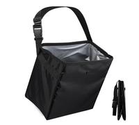 Générique Leakproof Trash Can, Waterproof Car Trash Bin, Adjustable Car Trash Can, Car Trashes Can with Strap, Cars Bin 8.5L, Cars Bin, Perfect for Keeping Your Vehicle Clean and Tidy