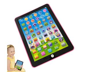 Générique Learning Tablet for Kids - 19x14.5x2cm | Touch Control Educational Pad | Early Development Interactive Electronic Toy for Teaching Alphabet Numbers Spelling Boys Girls