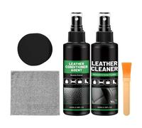 Générique Leather Care Kit, Cleaner Restore System Set, Upholstery Detailing Solution Kit, Car Seat Furniture Couch Shoe Boot Purse Leather Maintenance, Home Auto Interior Care Cleaning for Use