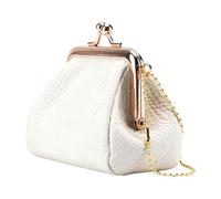 Générique Leather Coin Pouch,Kiss Lock Wallet Portable - Lipstick Holder Bag - Luggage & Travel Gear for Women Girls Ladies Travelers Collectors Professionals Cash Cards Receipts Shopping Traveling