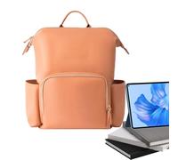 Générique Leather Diaper Bag Backpack, Water-Resistant PU Travel Daypack, 16.14x13.78x7.87 inches Stylish Spacious Toddler Diaper Pack For Moms And Dads, Unisex Baby Care Organizer