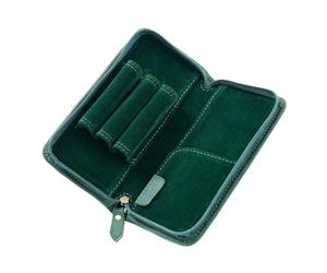 Générique Leather Pen Pouch - Vintage Stationery Storage Bag with 3 Slots | Fountain Pen Pouch for Travel Home Workplace School Study Artist Drawing Journaling Sketching