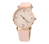 Générique Leather Strap Watch Women, Classic Quartz Ladies Wrist Watch, Compact Analog Timepiece with Soft Strap for Comfortable Fit, Fashion Accessory with Clear Display for Business Trip