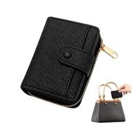 Générique Leather Wallet - PU Leather Bifold Coin Pocket with ID Window | Lightweight Wallet with ID Window for Daily School Office Casual Travel Camping Business Trip
