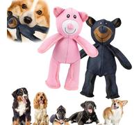 Générique Leattuce Pets Dog Toys,Elvyshop Bear for Heavy Chewers,Unbreakable Bear Dog Toy,Bite-Resistant Oxford Cloth Dogs Sound Toy, Interactive Tough Chew Dogs Toys Chewers (2PCS)