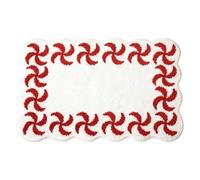 Générique Lebkuchenmann Weihnachtsteppich,60 x 35 cm Rutschsicher Weich Weihnachts Fußmatte - Winter Küche Badezimmer Bodenmatte | für Dusche Zuhause Schlafzimmer Wohnzimmer