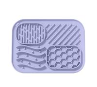 Générique Leckmatte Hund - Silikon Snackspender 20x15cm, Futterfläche Saugnapf | Rutschfeste Waschbare Interaktive Langsamfütterung Zum Welpen, Katze, Tiertraining, Beschäftigung, Heimgebrauch