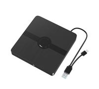 Générique Lecteurs de graveurs de Portables à interfaces USB3.0 et USB C 2, lecteurs optiques externes de de données à Vitesse Rapide pour graveur de Disque Portable de Bureau