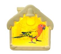 Générique LED Bird Hideaway Bed - 18.5x19.5cm Cage Sleeping House with Soft Nesting Area, Illuminated Rest Spot, Restful Bird Haven | Parakeet Cockatiel Finch Lovebird Breeding Sleep Lay Eggs