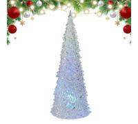 Générique LED Christmas Tree Decor 7-Color Changing Nightlight Seasonal | Tabletop Christmas Tree with Lights for Holiday Party Living Room Desk Mantel Dining Table Bedroom Nightstand Bookshelf