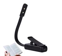 Générique LED Clip on Book Light,LED Book Lights with Lamp | Adjustable Brightness Lightt, Reading Lights Lamp Clip on Boook for Camping, Hiking, Travel