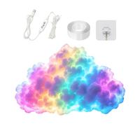 Générique LED Cloud Light, Music Rhythm USB Lamp with Voice-Controlled Phantom Light Effect, Decorative Cloud Lamp for Bedroom, Nursery, Living Room, Home, Office