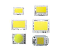 Générique LED COB 5054 Black King Kong Light Bead 50W 100W 150W 200W 220V Smart IC(Brown,Cold White)