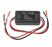 Générique LED Controller Module - GS-100B 3 Mode Flashing Light | 12V-24V DC Car Auto Accessory | For Brake Light, Trunks, Tail Stop Ļight, Tanks, E-Bikes, Universal Vehicle Flasher