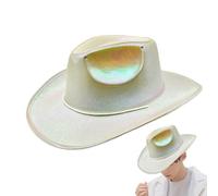 Générique LED Cowboy Hat Sparkly, Battery Operated, LED Cowboy