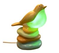 Générique LED Desk Lamp - Cute Aesthetics Handmade Resin Bird Shape
