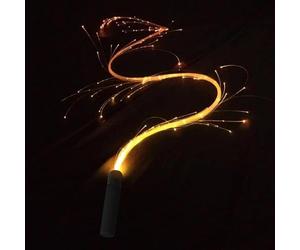 Générique LED Fiber Optic Whip | PMMA ABS 1.7m Alkaline Battery 20h Portable | Glow Baton Luminous Nightlife Prop Stick Device Light | Party Club Festival Carnival Dj Photo Decor Cosplay Event Gear