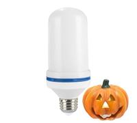 Générique LED Flammen Glühbirne E27-6x15,5cm 4 Flackermodi Feuerflamme Effekt, Gelblicht B22 Dekorationsbirne Außenbereich, Warmton Wohnzimmer Terrasse Weihnachten, Halloween Hochzeit | für Zuhause