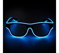 Générique LED Glasses Party, LED Sunglasses, 6.3x2.05 Inches Flashing Luminous Eyewear with Light Modes, Ideal for Kids, Adults, Dance, Halloween, Birthday, Festival and Costume
