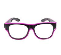 Générique LED Glasses Party Sunglasses, Light-Up Luminous Eyewear, Glow Glasses Innovation, Flashing Accessories for Kids, Adults, Dance, Cosplay, Birthday, Halloween, Pool, 6.3x2.05 inches