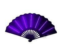 Générique LED Handheld Fan - Festival Folding Fans For | Travel Multipurpose Handhheld Fans, Carnival Accessories, LED Handheld Fan For Belly Dancing, Performances