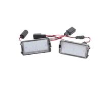 Générique LED License Plate Light Lamp Utilisation adaptée pour Seat Altea 2005-2009 6K 6L Leon 1M Toledo 5P Ibiza 2 pièces éclairage de plaque d'immatriculation voiture lampe