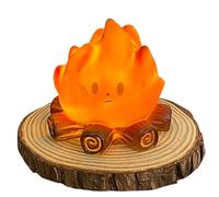 Générique Led Nightstand Light, Cartoon Campfire Lighting, 3.39x3.03 Inches Mood Light with Led, Decorative Cartoon Lamp, Campfire Interior Decor, Mood Lamp for Details, Home Office Apartment Usage