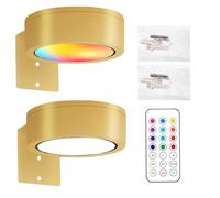 Générique Led Picture Light, Magnetic Display Light, Battery Operated Art Lamp, Remote Controlled, Wall Mounted Led Photo Frame, Indoor Hallway Use, 3.39x1.38 Inches