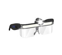 Générique LED Safety Glasses - Multi-Mode Rechargeable Non-Slip,Lightweight Head Flashlight Safety Glasses | for Night Camping Fishing Cycling Hiking Outdoor Work Car Repair Men Women