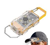 Générique LED Schlüsselanhänger Taschenlampe - 6 Modi Mini Leuchte | USB-C Wiederaufladbar, Extrem Hell & Kompakt, Kleine Taschenlampe Für Camping, Wandern & Notfälle, 1 Stück.