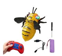 Générique LED Wall Driving Crawler Car Toy Bee, Rechargeable Walls Bees Design LEDs Eyes Climbing Floor Stunt Kids Vehicle | Ideal for Age 3 Plus Boys Girls Birthday Home Party Outdoor Fun Play