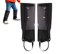 Générique Leg Gaiters - Adjustable Non-Slip Protectors - Children Hiking Snow Leg Gaiters - Multi-Purpose for Boys Girls Youth Climbing Motorcycling Snowshoeing Cycling Skiing Walking Outdoor Winter