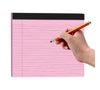 Générique Legal Note Pads - 11x9.5 Inch College Ruled, 30-Sheet Large Notepad, Medium Lined Writing Pad Stationery | Top-Bound Perforated Executive Tablet Wide Sheet Ruled Paper Block for Attorneys
