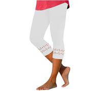 Générique Legging de Yoga 3/4 pour Femme Longueur Leggings Push Up Compression Coupe ajustée Doux et Confortable Push-Up Butt Lift Sculptant Extensibles
