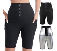 Générique Legging Gainant Femme Pantalon à Taille Haute Offrant Un ContrôLe du Ventre Pantalon De Sudation Femme Jogging Femme Ensemble Legging De Sudation
