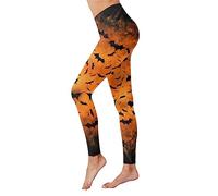 Générique Legging Halloween Femme, Pantalons De Yoga Et Pilates Femme Push Up Pantalon Chic Et Elegant Slim Imprimé Halloween Pants Doux Et Extensibles Tenue Sport pour Fitness Jogging Gym Running