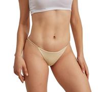 Générique Legging Polaire Ski Culotte de Bikini Taille Basse de Couleur Unie pour Femmes, Extensible Ensemble Jogging Rose (Khaki, XL)