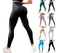 Générique Leggings 3D Anti Cellulite Femme Anti-Cellulite à Compression Minceur Legging Taille Haute Push-Up sans Couture Pantalon Yoga Fitness Opaque pour Sportslegging Femme