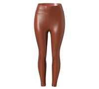 Générique Leggings Simili Cuir Taille Haute Sexy Femme Pantalon Legging Cuir Femme Pantalon de Slim High Waist Leggings Skinny Stretch Sexy Noir Extensible Pantalon en Cuir l'automne