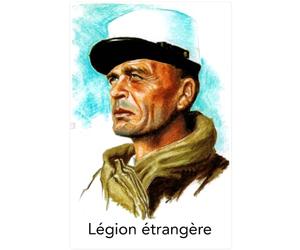 Générique LÉGION ÉTRANGÈRE Affiche Poster Reproduction - Format 50X70 cm sur Papier Luxe 300 GR. Qualité supérieure. Tous formats possibles. Nous Contacter.