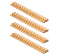 Générique Legno Antiscivolo Portatile - 2,56x0,79 pollici Supporti per tessere Mahjong e spingitori - Adatto per Campeggio, Picnic, Serate Di Giochi, Feste, Riunioni, Club E All'Aperto