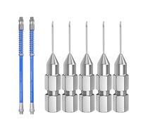 Générique L'Embout Aiguille À Graisse - Compactes Ultra-Minces | Kit de Distributeur pour Aiguille à Graisse,pour Les Véhicules Tels Que Camping-Car, Berline, Automobile Et Pick-Up